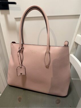 kate spade Blush Pink Pebbled Leather Tote